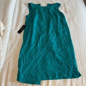 NWT The Limited Women’s Teal Sleeveless Lightweight Mini Dress- Size XS Tall